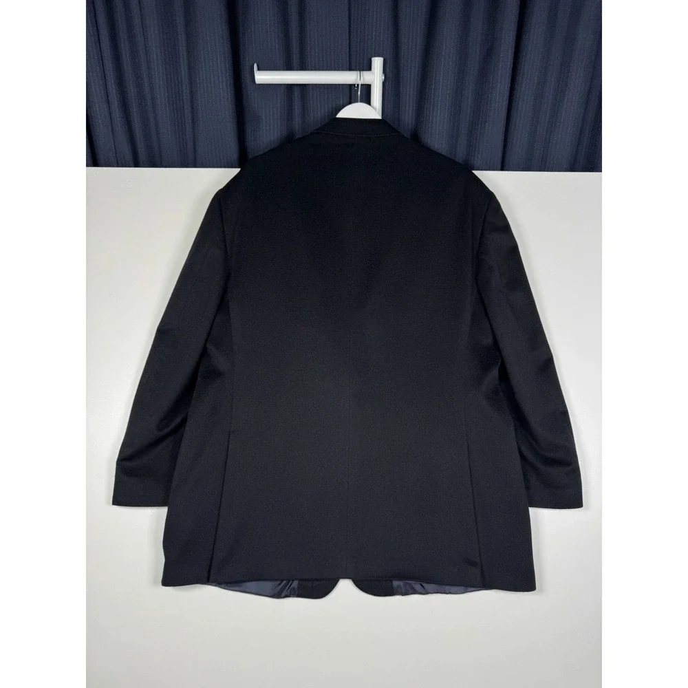 BROOKS BROTHERS Madison Fit Tollegno 1900 Cashmere Blazer - Black - Men's 48R